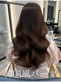 コテ巻き風パーマ /韓国風パーマ/デジタルパーマ/レイヤーカット
