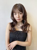 バイオレット 栄店(Violet)&nbsp;ロングレイヤーブリーチなしブラウンカラー透明感カラーIC-4