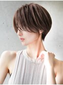 大人可愛い30代40代50代小顔◎マッシュショートボブウルフカット