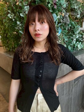 ワイビー グリーン リル(y.be green rel) くすみショコラウェーブ