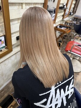 ラウラアンドロー(LAURA&RO) ミルクティーベージュダブルカラーインナーカラーケアブリーチ