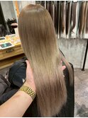 【横浜/横浜駅】透明感グレージュ×艶さらロング