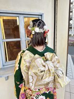 エイミーバイアフロート(amie by afloat) * 御成人!!つるっとボブアレンジ