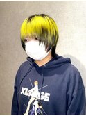 デザインカラー×ショートウルフ