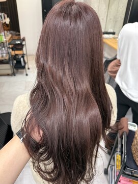 ディーエックス ウエスト(Dxxxx WEST) ブリーチなしピンクベージュ/ピンクカラー/イルミナカラー