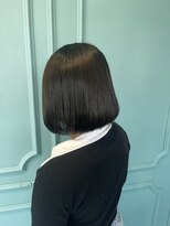 ルネシミズ(Rune shimizu)&nbsp;ミディアムボブ×髪質改善縮毛矯正