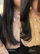 カールム(carlm) 顔まわりレイヤーで動きのある韓国風ロング