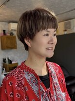 ウル(Ulu.) 30代40代大人マッシュショート白髪ぼかし×多摩センター