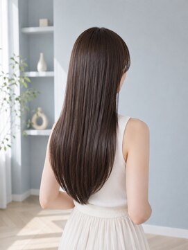 ムオン 浜町店(muon) 美髪ストレート×ベージュカラー