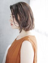 ウル 吉祥寺(ulu)&nbsp;爽やかアップバングのニュアンスカールボブ