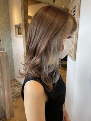 フェイスフレーミングmilk tea gray