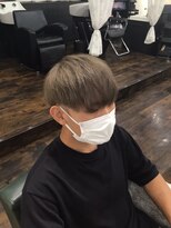 アークス(Ark'ss) メンズ ショート マッシュ ハイトーン ブリーチ