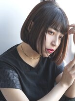 エミュ 表参道 青山(emu)&nbsp;【emu井上信洋】モーブメルティカラーのぱつっとボブ/20代30代