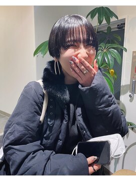 キコエル 三軒茶屋(kikoeru) ダークアッシュマッシュショートヘア