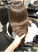 まろベージュメルティカラー☆髪質改善トリートメント