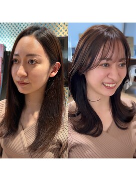 アフロート ギンザ(AFLOAT GINZA) AFLOAT GINZA【仲道 弘泰】2wayバング【before→after】