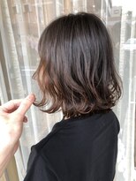 トリート 船堀店(TREAT)&nbsp;イヤリングカラー×肩上ボブ