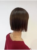 ぱつっとボブ