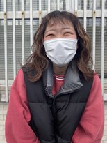 チャプター 問屋町(chapter)&nbsp;ブリーチなしミルクティーブラウンカラーレイヤーカット韓国ヘア