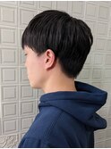 メンズツーブロックショート