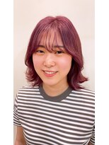 ジップ 浜田店(zip)&nbsp;ピンクベージュカラー × 20代キュートガール