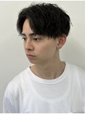 波巻きスパイラルパーマ　メンズカット　名古屋　眉毛