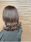 ミディアムヘア/伸ばしかけ/イルミナカラー