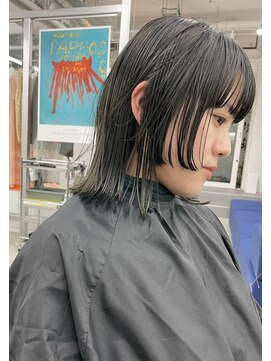 ヘン(hen) 【南船場/hen】ウルフカット フェイスレイヤー