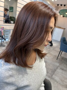 ヘアーメイク チョコ(hair make choco) レッドブラウンカラー