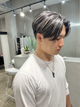 ディセンシー(Dicency) 【Dicency】メンズ センターパート×ハイライト