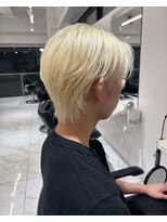 ランテルディ 渋谷(LANTERDIT)&nbsp;抜きっぱなしブロンド  ブリーチ2.3回 ホワイトカラー