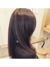 カラー+髪質改善生トリートメント￥9900→￥8800