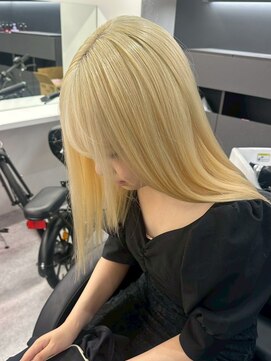 ベレーザ 渋谷神南(Beleza) 15311ホワイトアッシュ抜きっぱなしブリーチホワイトブロンド