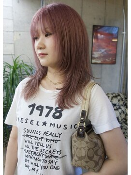 イェン(Yen.) ピンクカラーミディアムウルフレイヤー