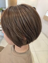 ミーサ(MYSA) 白髪ぼかし 細めハイライトカラー