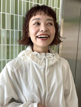 バロンフェム(baLon.fem) 【stylistさわだ】ミニボブパーマ