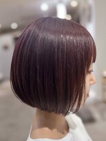 オモテ 町田店(Omote)&nbsp;ブリーチ１回で作るダークワインレッド