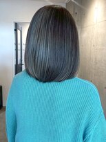 ロッカヘアエジェ(ROCCA hair eje.)&nbsp;暗めカラー大人の艶ストレートボブ
