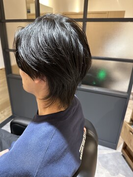 フェザーパーマ風ウルフマッシュ