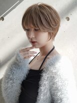 カライングドゥ(ing deux)&nbsp;大人可愛い20代30代40代黒髪前下がりショートボブ丸みショート◎