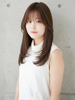 ニューヨークニューヨーク ピオレ姫路店(NYNY)&nbsp;前髪あり×艶髪ブラウンカラー