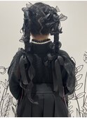 卒業式/袴着付け/ヘアセット/ヘアアレンジ/ツインアレンジ
