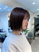 LIBRE　ショート/ボブ/ショートボブ&nbsp;【恵比寿 LIBRE@植松】大人切りっぱなしボブ