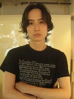 ノラジャーニー(NORA Journey)&nbsp;メンズボブウルフメンズミディアムレイヤーカットメンズウルフ