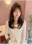 ヘーゼルベージュカラーで抜け感hair♪.・