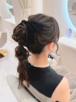 クラン 北新地店(Clan) あみおろしポニー/北新地ヘアセット