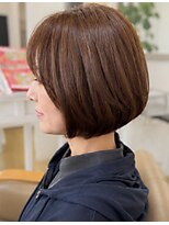 ヘアアトリエ ナイン(hair atelier nine)&nbsp;ダークパープル/ナチュラルショート/ミルクブラウン/夏/福島市