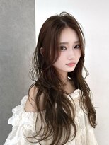 カシュカシュ 表参道(cache cache)&nbsp;薄め前髪顔まわりレイヤーカットシースルー前髪ハッシュカット