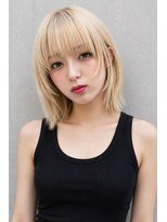 アリュールヘアー ヴィヴィ(ALLURE hair vivi)&nbsp;【ALLURE】レイヤーボブ＿顔周りレイヤーボブ＿ブロンドカラー
