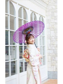 LUNAの写真/【評判の着付＆セット】プロの技術で一日中崩れ知らず★着物を上品に引き立てる洗練スタイルへ